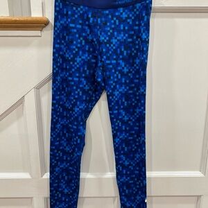Nike Pro Dri-Fit Hyper Warm Glitch Leggings Blue Women’s M